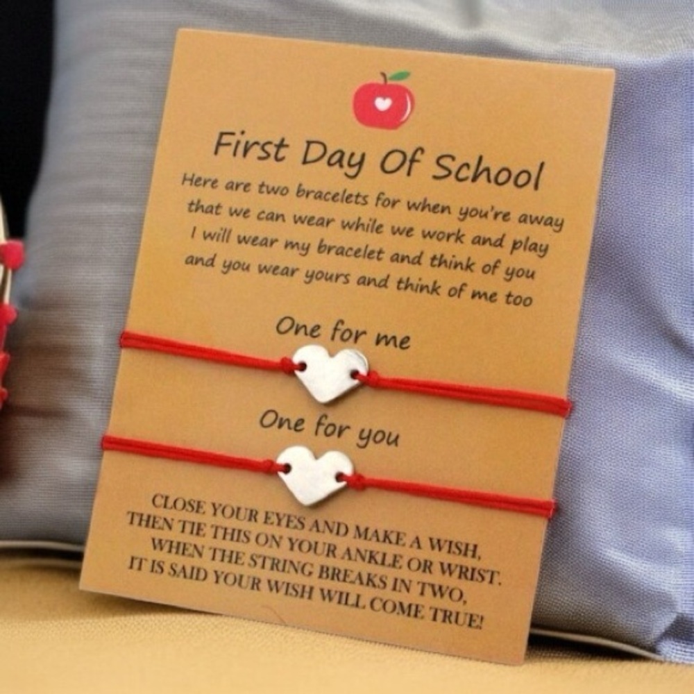 First Day of School Bracelet Set - Celebrate Togetherness! 🎉 NWT